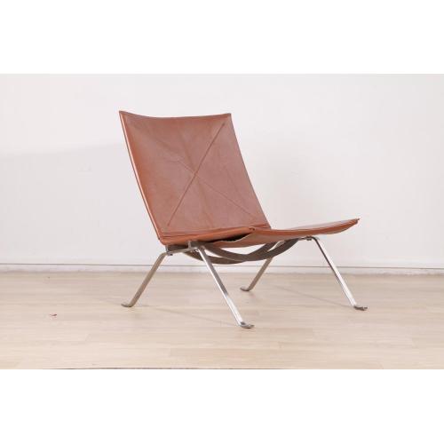 Cognac Leather Poul Kjaerholm PK22 Easy Chair Replica