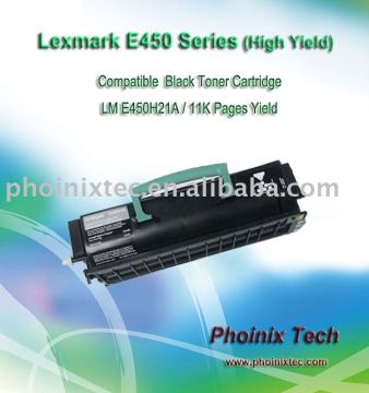 Toner cartridge for Lexmark E450 (High Yield)