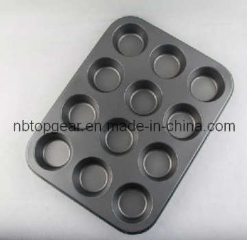 Metal Cake Mould -- 12 Donut (TG376)