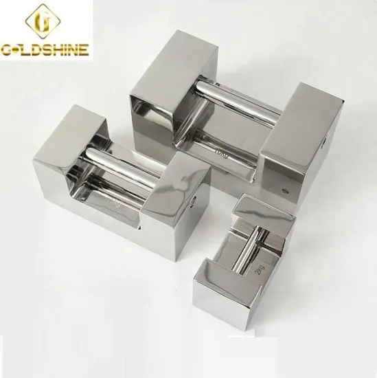 Stainless Steel Rectangular Calibrated Mass Test Weight 5kg 10kg