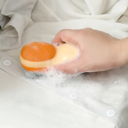 Second Generation Multifunctional Plastic Cleaning Brush for Laundry and Household Use
