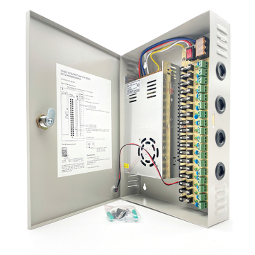 Scatola di alimentazione a commutazione da 12V da 12V a 18 canali di alta qualità: accessori ideali per i sistemi di telecamere CCTV