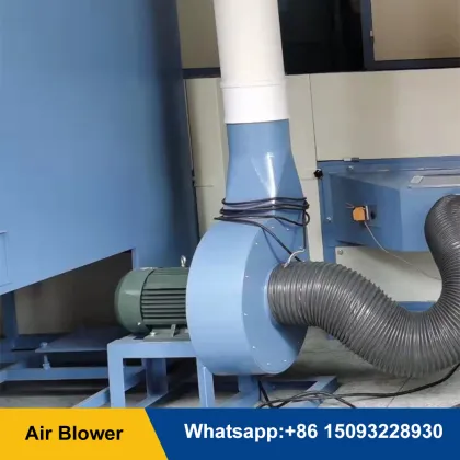 Adjustable Airflow Blower Waste Cloth Stuffing Machine with Sponge Crushing Filling Line