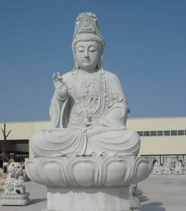Popular Designs Life Size Marble Kuan Yin Statue