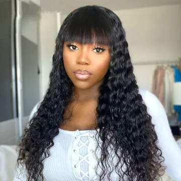 Curly Human Hair Lace Front Free Shipping Black Fringe Wig Human Hair HD Lace Frontals Wigs 13x4 Human Hair Multiple Wigs