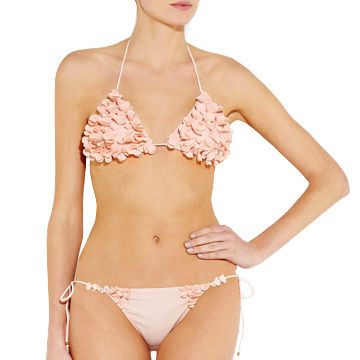 Petal Bikini, Made of 90% Polyester and 10% Spandex, Custom Your Own Logo/Brand Names are Welcome