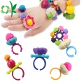 Cincin Silikon Maskot Anak-anak Kirin 3D Kartun Rings