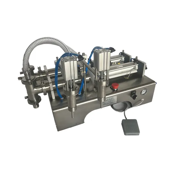 Piston Type Pneumatic Horizontal Double-Head Liquid Filling Machine