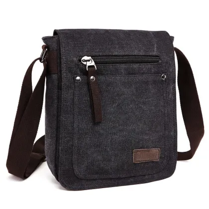 cross strap canvas messenger bag men
