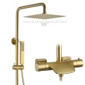 Douche thermostatique carrée de 10 pouces