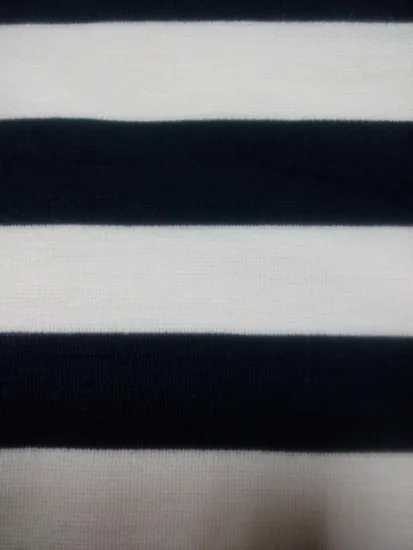 Rayon Nylon Span Y/D Stripe Ponte Roma