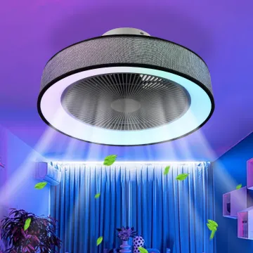 SLYNN Modern Designer Luxury Ceiling Fan Light with Remote Control