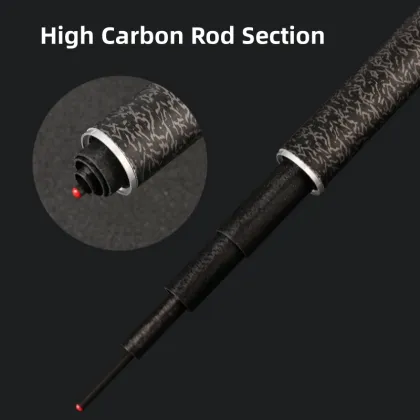 LETOYO Black Stick Taiwan Long Section Hard Rod Carbon Crucian Carp Telescopic Fishing Rod" 

However, to make it more SEO-friendly and concise, you might consider:

"LETOYO Black Carbon Telescopic Crucian Carp Fishing Rod