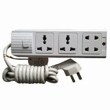 Multi-outlet Socket, Made of PC Copper
