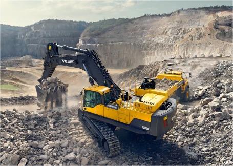 VOLVO EC750 excavator