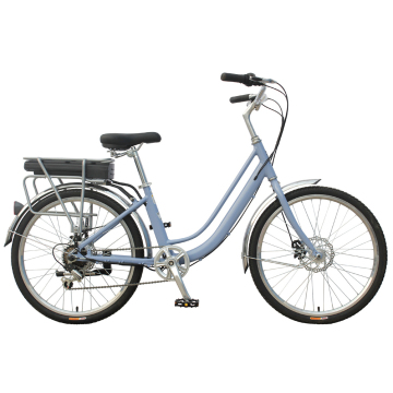 Mélange à moteur arrière 36V 250W personnalisé Bélo de ville électrique avec cadre en alliage de 24 pouces pour adultes: logo personnalisé disponible