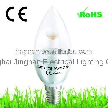 C37 4W 290lm candle flame light bulbs