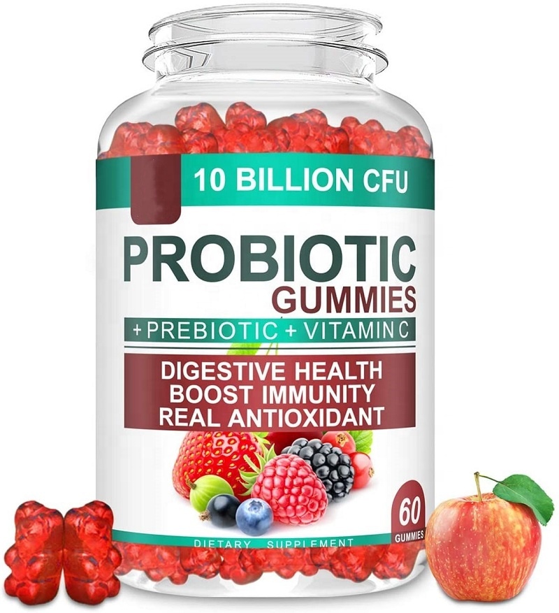 Heart Shape Digestive Probiotic Gummies