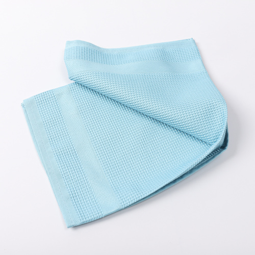 microfiber cut off waffle tea towel