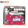 Logo Cetak Borong Kad Blister Staple Gun Merah