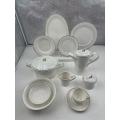 Middle ancient plate yellow porcelain rice bowl