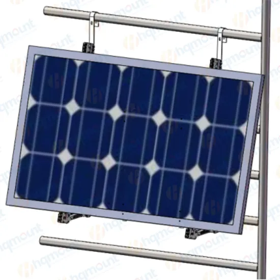 High Quality Adjustable Triangle Balcony Solar Rack System