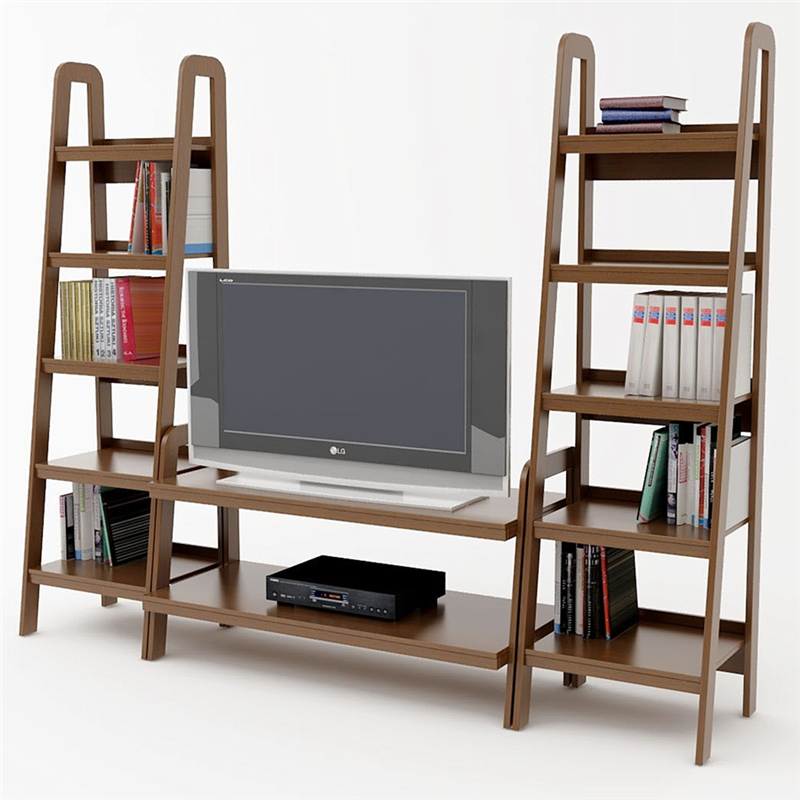 Ladder Wooden Desk With Drawer