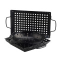 4-Piece Grilling Basket Set with BBQ Tong