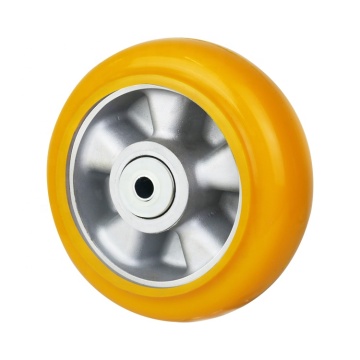 Extra Heavy Duty Industrial Caster with Aluminum Core, PU Wheels, and Brake System for Warehouse Use