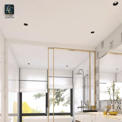 Antiglare White LED Downlights for Hotels and Apartments