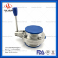 Threaded Stainless Steel Sanitary Butterfly Valve