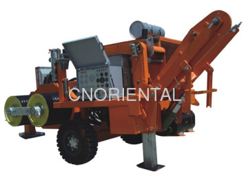 Conductor Tension Stringing Equipments For Installation Of Overhead Electric Distribution Lines 