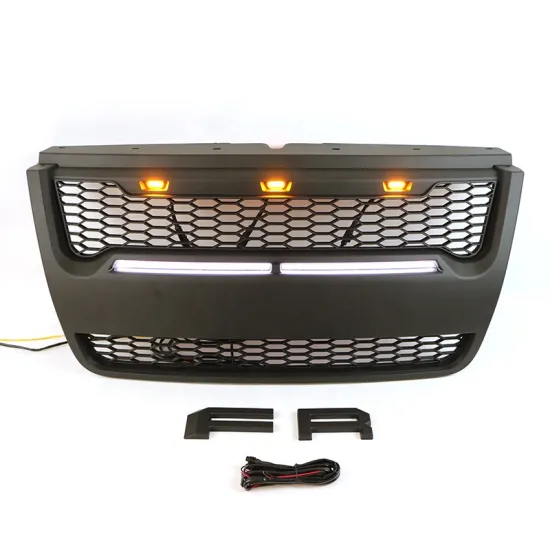 Custom Off-Road Front Bumper Grill with Lights for Explorer 2006-2010