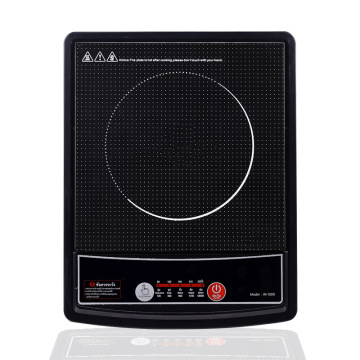 Intelligent 12V 24V DC Battery-Powered Induction Cooker with Smart Timing and Scratch-Proof Digital Display