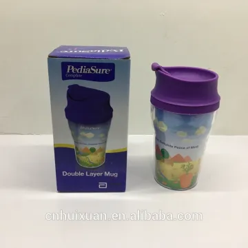 plastic double lager mug