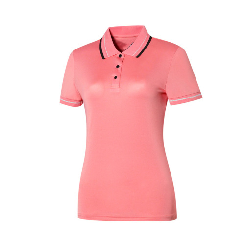 Damen Kurzärmelige Sommer lässig laufendes Poloshirt