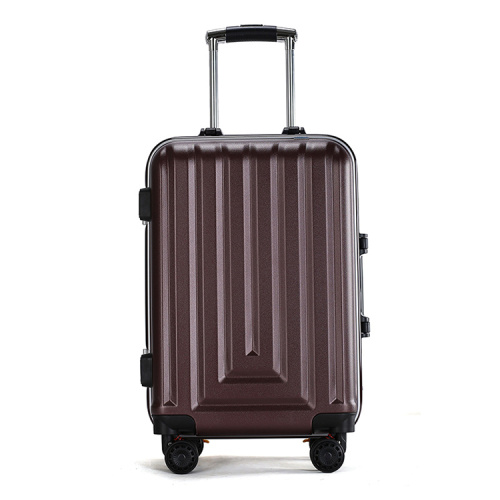 bagaglio trolley in puro alluminio rigido con guscio in abs