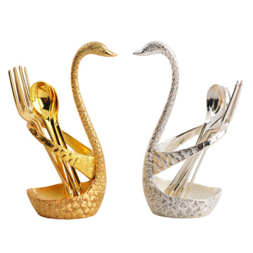 Nordic Style Stainless Steel Swan Cutlery Set - YIWU Promotional Gift