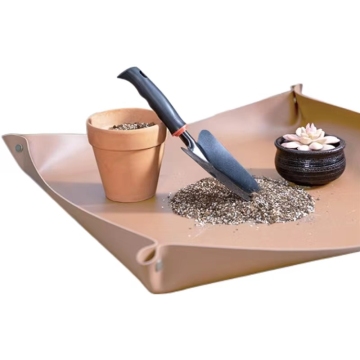 Green Waterproof Planting Mat for Household Gardening and Potting