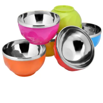 Double Wall Insulated Plastic Rice Bowl