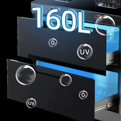 High-quality Kitchen Integrated Gas Stove With Automatic Disinfection And Drying Function