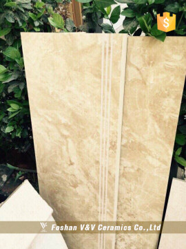 120X30cm and 120X13cm Porcelain Polished Step tile