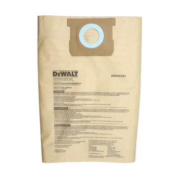 DeWalt DXVA19-410 Paper Bags for 6-10 Gallon Wet Vacuums (DXV06P, DXV09P)