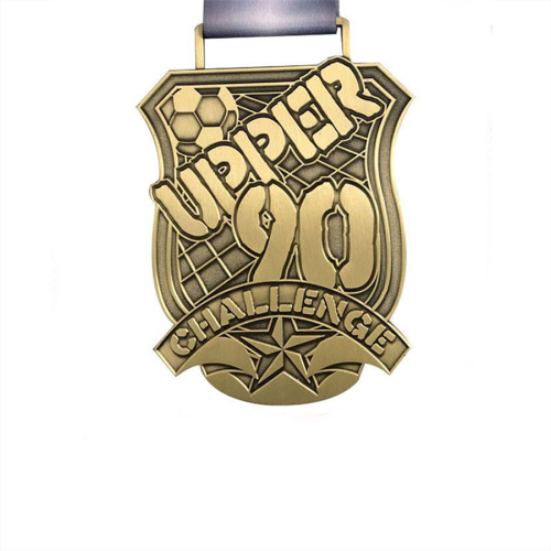 90 Gold Football Challenge Medal