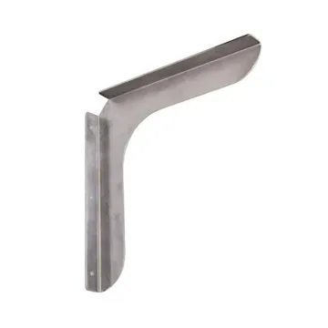 Sheet nickel plated l shaped metal bracket