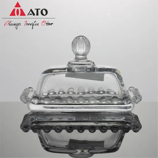 ATO Cake Glass Storage Candy Jar Dessert container