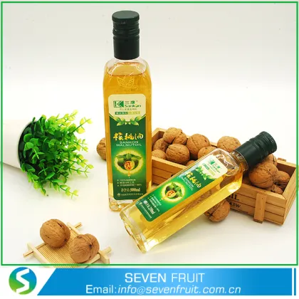 Food Grade Natural Cold Pressed edible Walnut Oil for Cooking