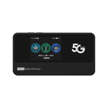 2.4' TFT LCD touch panel Wifi 6 portable 5g router