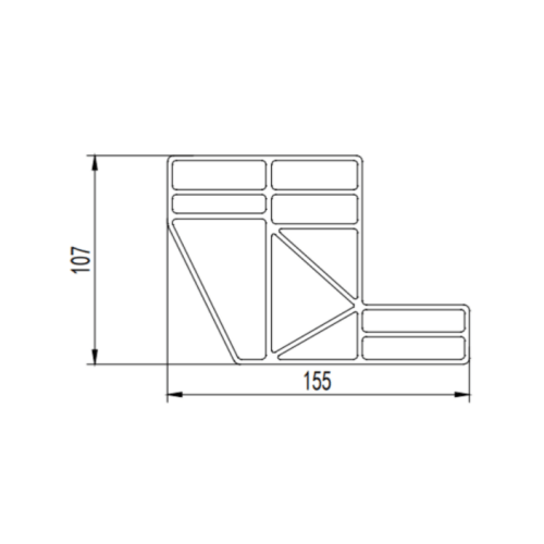 Air conditioner bracket profile extrusion dies