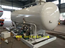 10cbm 5 MT Skid Mounted LPG Tanks
